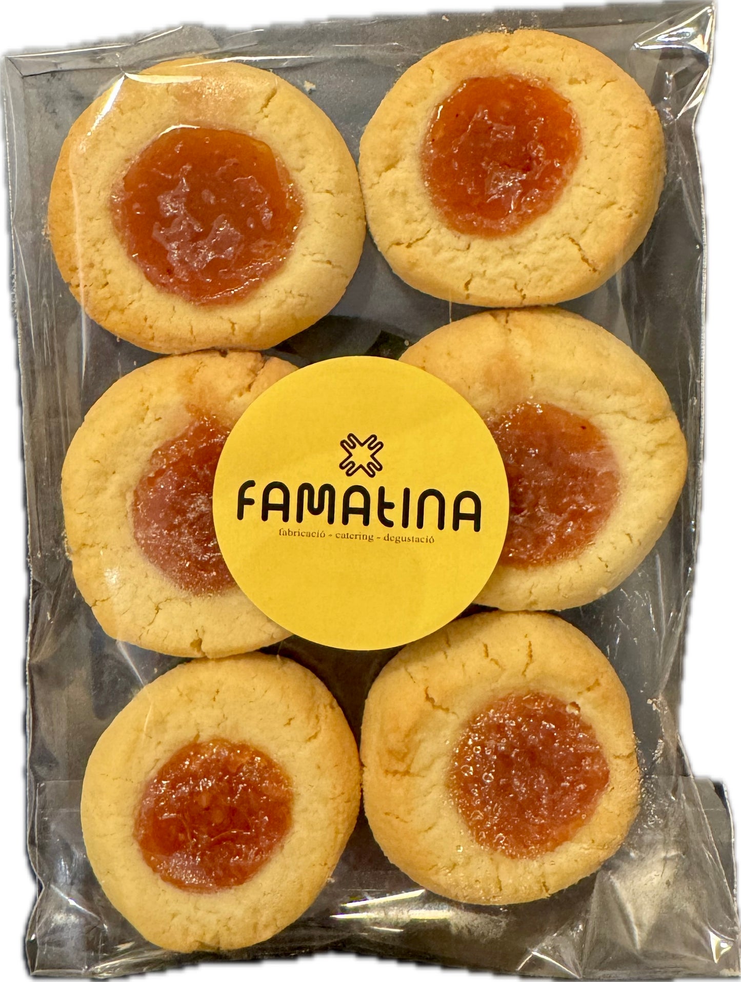 Paquete de 6 galletas pepas argentinas de membrillo