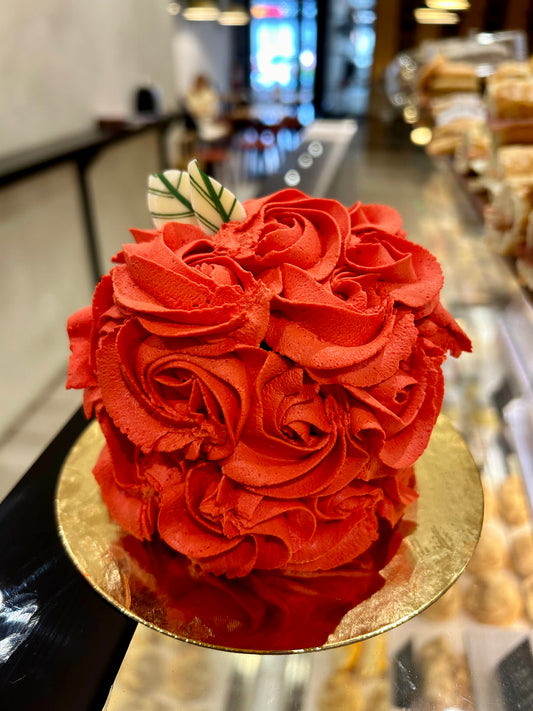 Pastelito con fragancia a rosa de Sant Jordi para 2-3 porciones